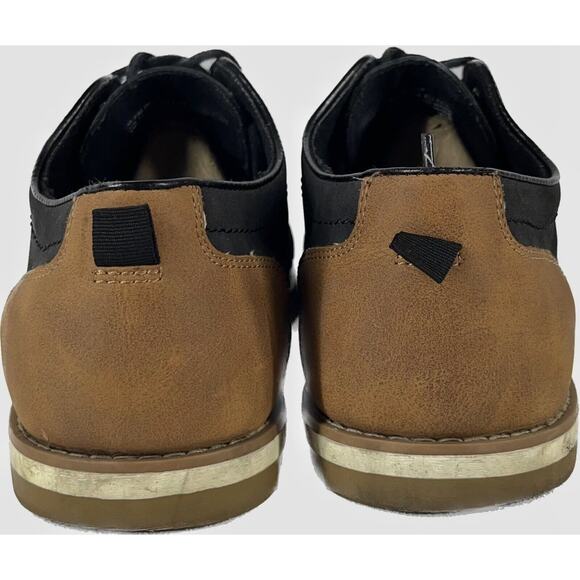 Steve Madden Falout Black Suede Oxford Dress Shoes Almond Toe Men's 11.5 US - Picture 6 of 8